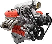 Vista 6 de ICT Billet LS - Kit de soporte de dirección asistida para camión resistente para reubicación de bomba Saginaw para vehículos de intercambio