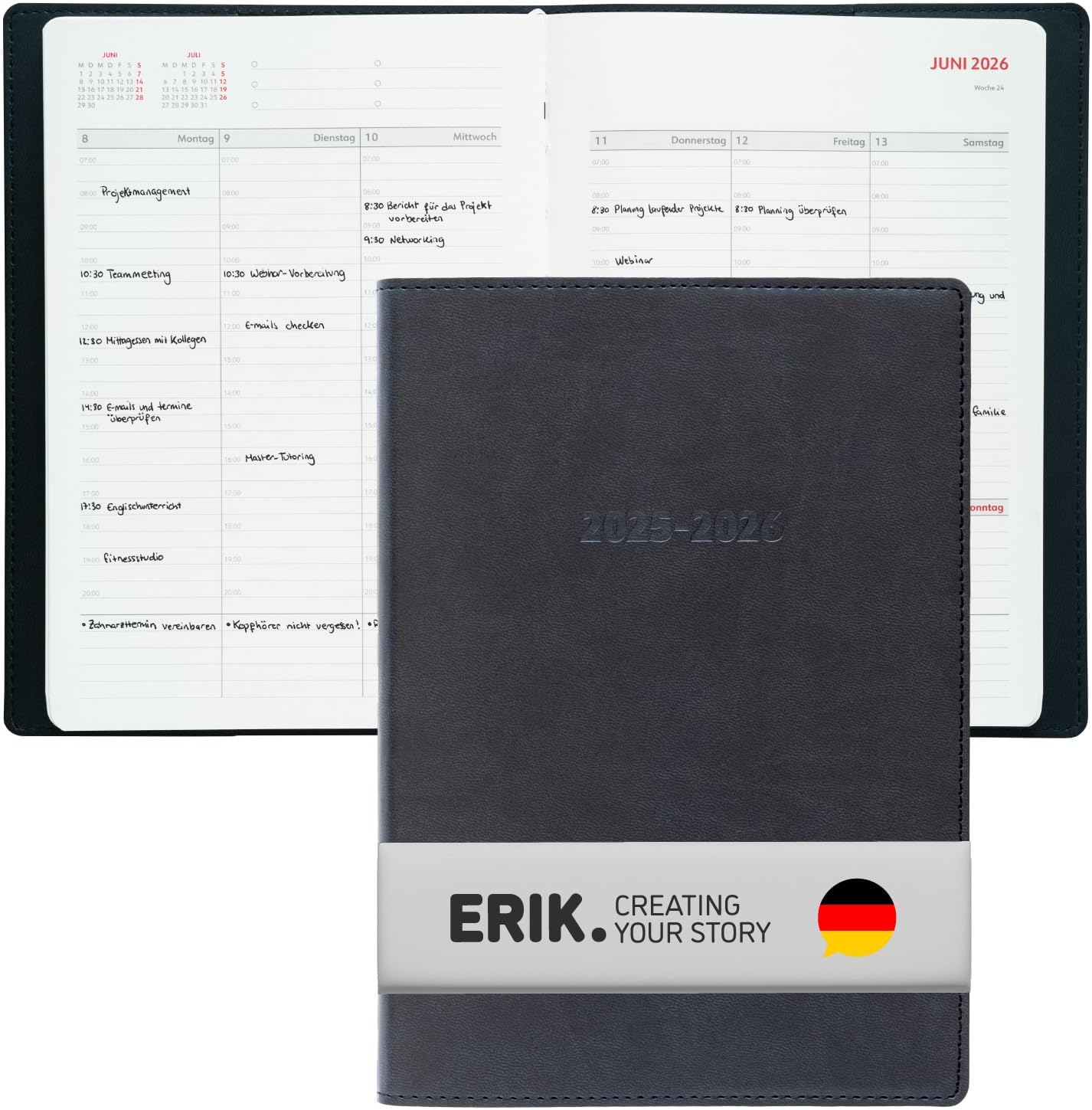 Tagebuch 2024, Perfekter 2024-Terminplaner Für Ihren Tagesplaner, A5 Tag Pro Seite Von Januar