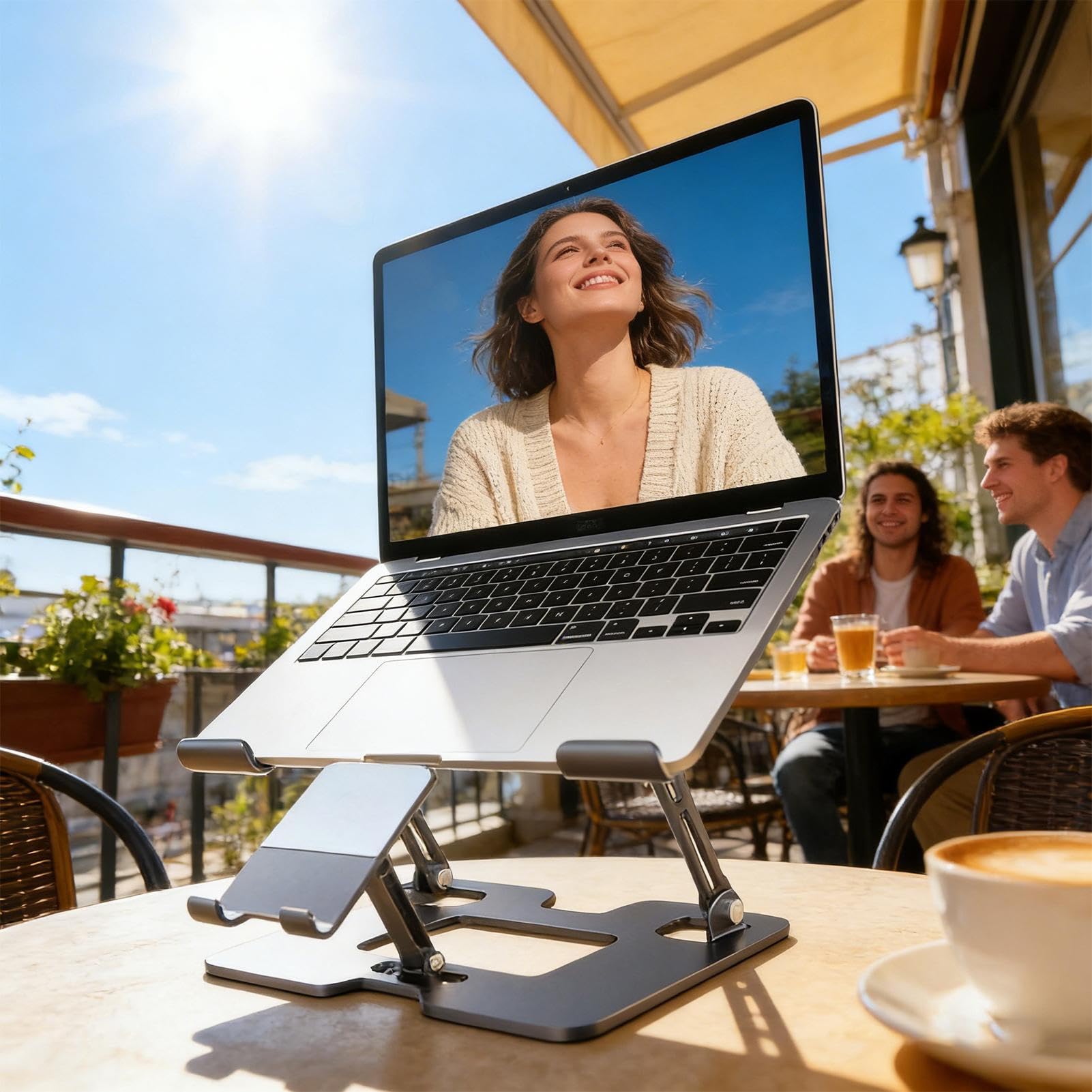 Podstawka Pod Laptop Na Biurko 5 Pozycji Regulacji Wysokości Chłodząca