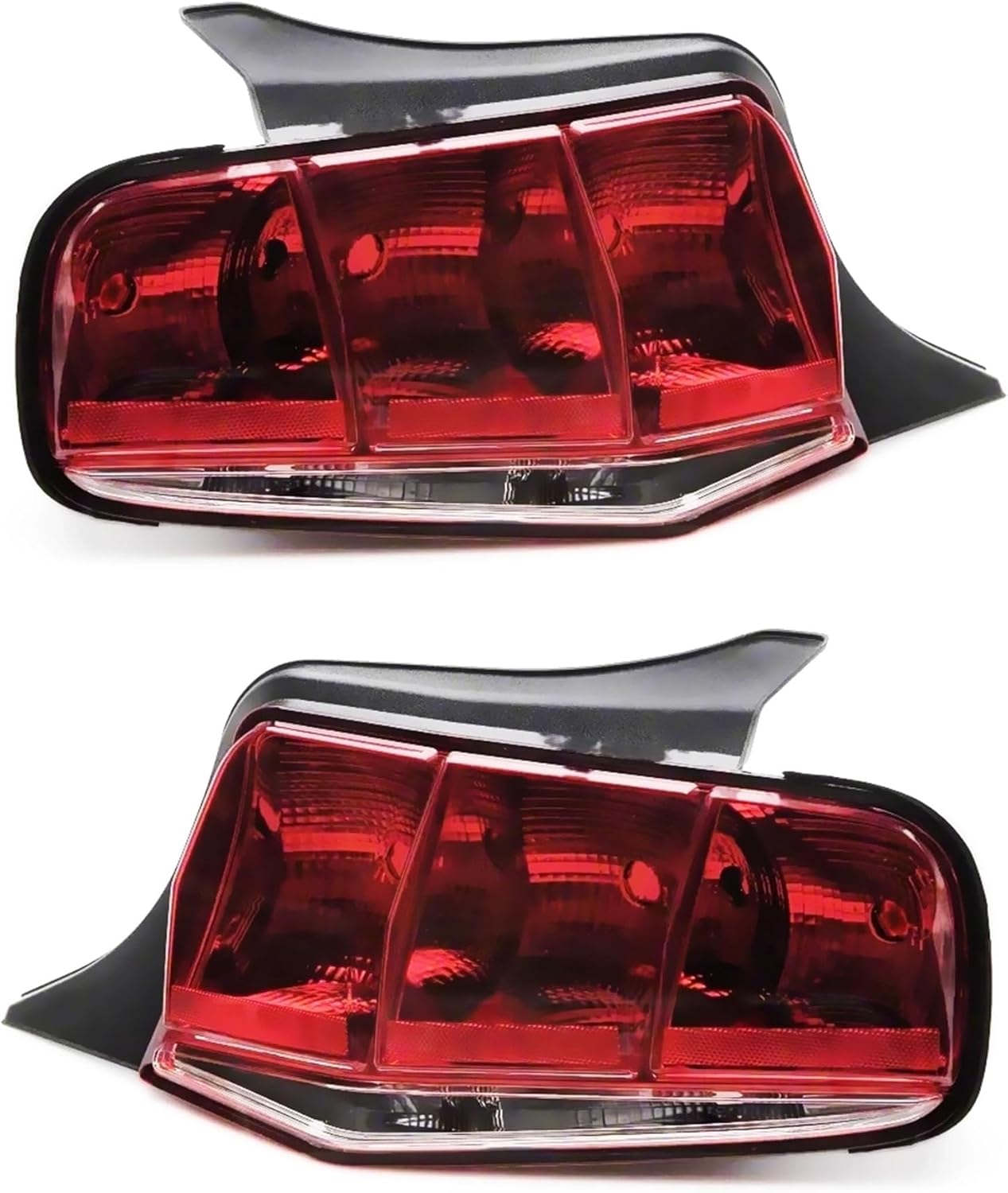 Raxiom Gen5 Tail Lights Set Assembly - Exterior Iconic Styling Fits Ford Mustang 2005-2009