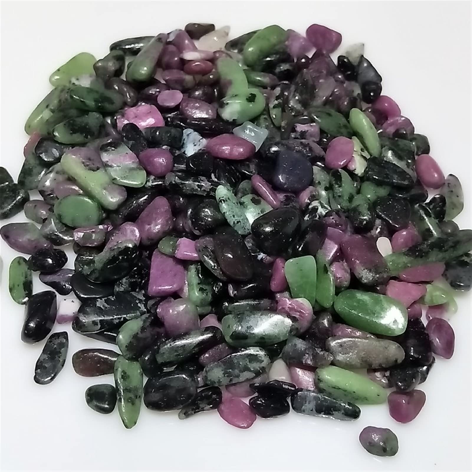 100g Piedra epidota Natural Grava de Cristal espécimen de Cuarzo Colorido pecera decoración de jardín yuebang