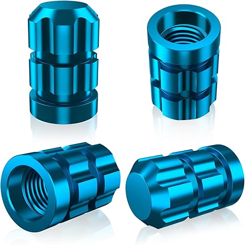 Tapones de vástago de válvula de neumático, tapones universales para válvula de neumático para automóvil, motocicleta y bicicleta, color brillante