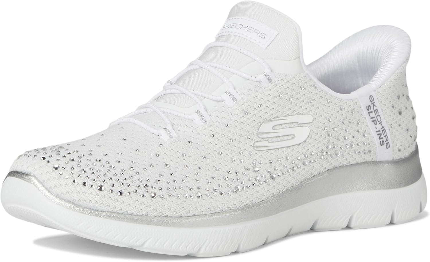 Skechers Womens Summits Brilliant Shine Hands Free Slip-ins - Image 8