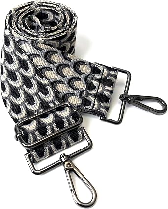 Purse Straps Replacement Crossbody 2 Inch Wide Animal Print Adjustable Shoulder Guitar Strap for Handbag