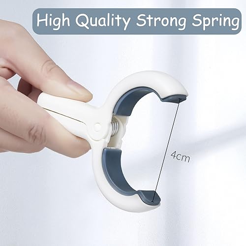 Miniatura 3 de Paquete de 12 clips para toallas de playa con fuertes resortes antioxidantes, clips de toalla resistentes, alfileres de plástico para ropa para