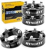 dynofit 6x5.5 Wheel Spacers 2 Inch Compatible with Toyota Tacoma, 4Runner, FJ Cruiser | M12x1.5 Extended Lug Nuts, 108mm Hub Bore, 6x139.7 Forged Spacers for Tundra GX460 GX470 Sequoia Fortuner