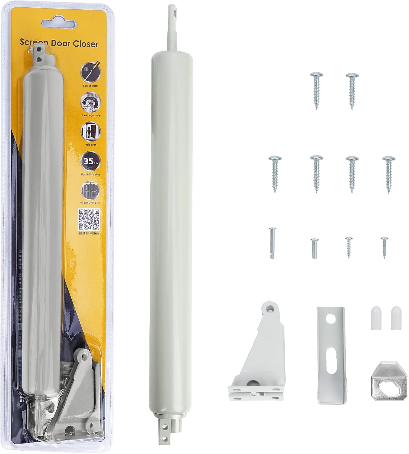 Storm Door Closer，Pneumatic Door and Screen Door Closer Bracket Cushion