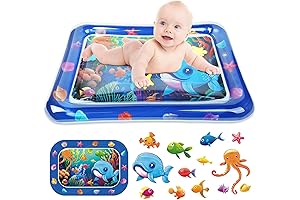 Inflatable Baby Water Play Mat for Sensory Stimulation and Early Development