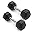 PAPABABE HEX Dumbbell Set, Rubber Encased Home Gym Dumbbells, Exercise & Fitness Weights Dumbbells Set of 2 for Women & Men, Hand Weight for Strength Training (Pair of 10lb)