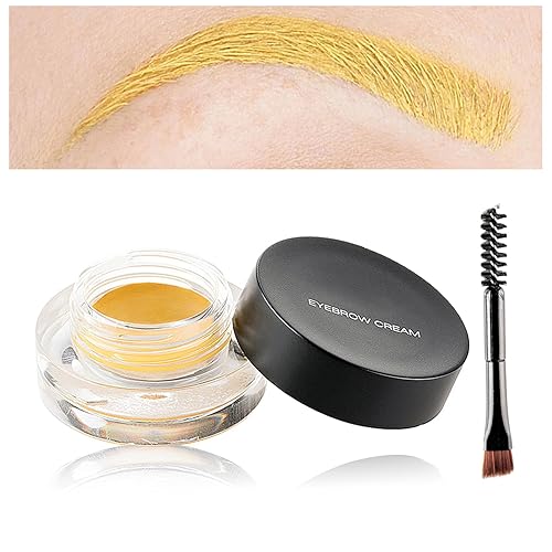 Crema de pomada para cejas, gel de pomada de cejas naturalmente de larga duración, impermeable, cosméticos de maquillaje de cejas delicados y suaves