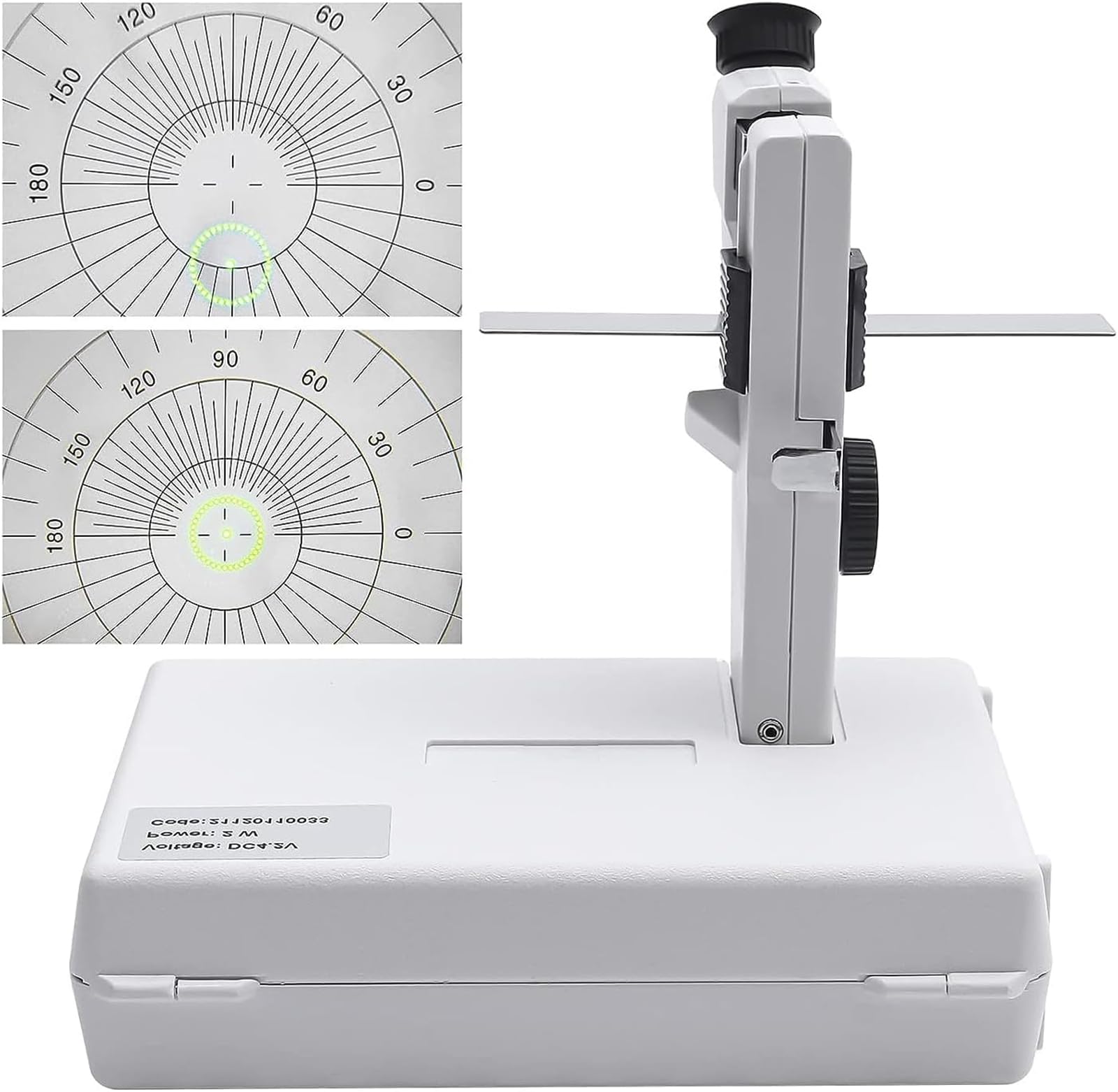 SaryEdge Lens Meter Optometry Machine, Portable Lensmeter Focimeter, External Reading, for 20-80mm Lens, for Optical Shops, Optician Centers,