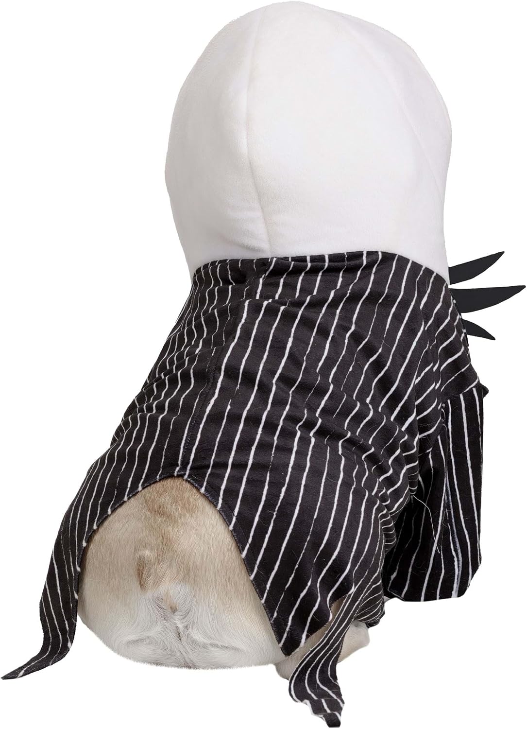 Disney Nightmare Before Christmas Jack Skellington Dog Costume | Pet Outfit with Hood, Bowtie for Halloween Fun XL