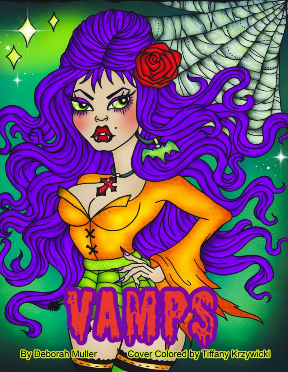 VAMPS: Unlock your creativity and relax with hours of coloring fun by Artist Deborah Muller