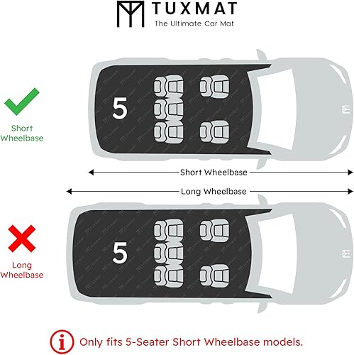 Miniatura 3 de TuxMat - Para los modelos Land Rover Range Rover SWB 2023-2024 - Alfombrillas personalizadas - Máxima cobertura, todo tipo de clima, medición láser
