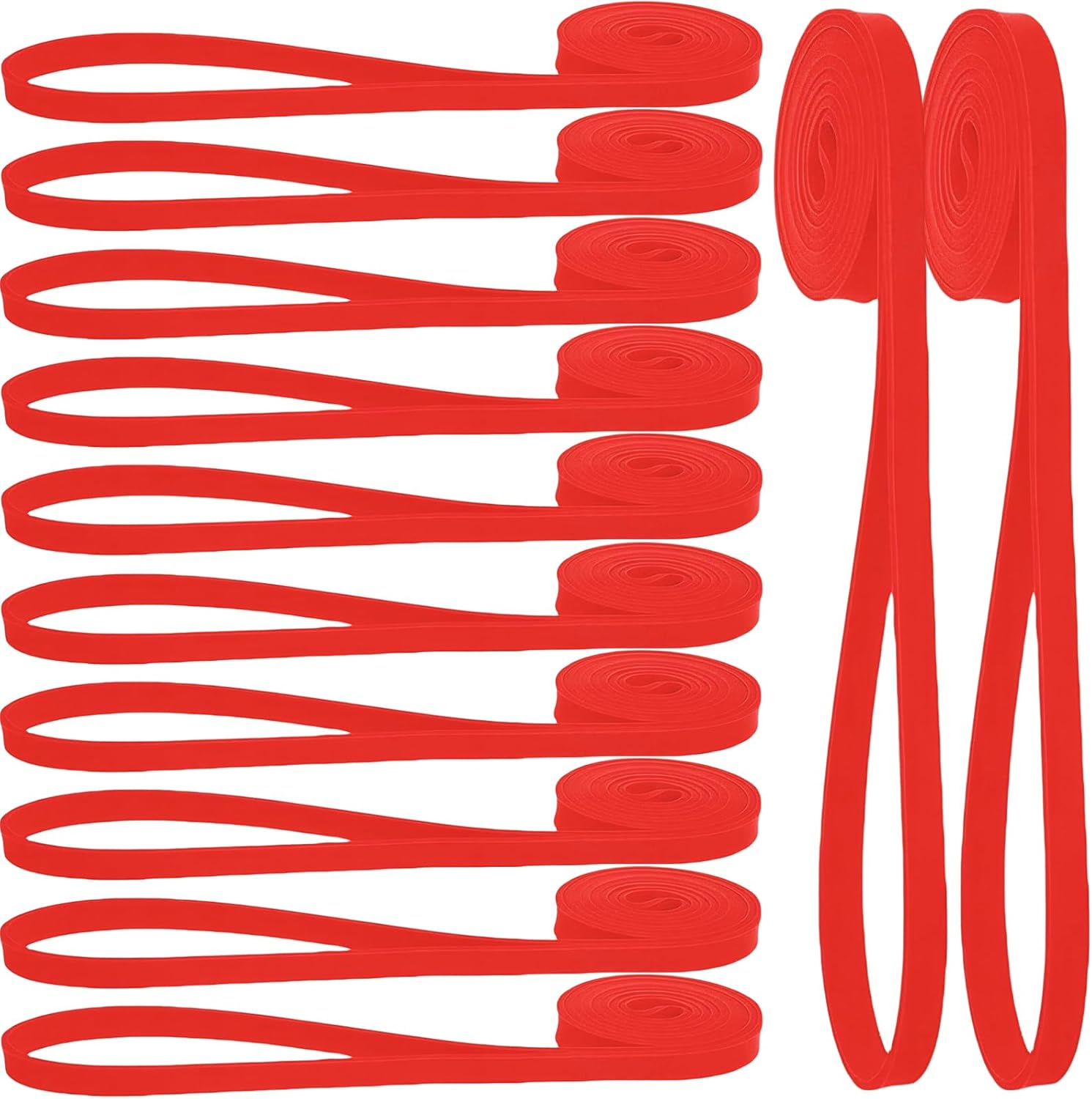 WIFOCU 12-Pack Latex-Free Resistance Bands Set - Pull Up Assist, Strength Training & Physical Therapy Bands for Home Gym Workouts Men Women