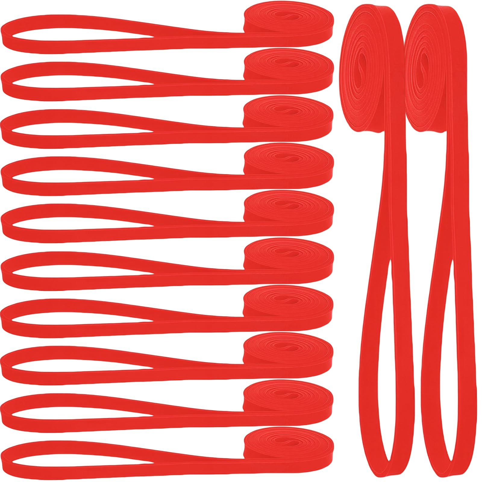 12-Pack Resistance Bands Set - Pull Up Assist, Strength Training & Physical Therapy for Home Gym | Exercise Loop Bands for Men & Women