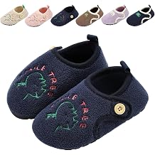 Drecage Toddler Kids Slippers for Boys and Girls, Non-Slip Kids House Shoes