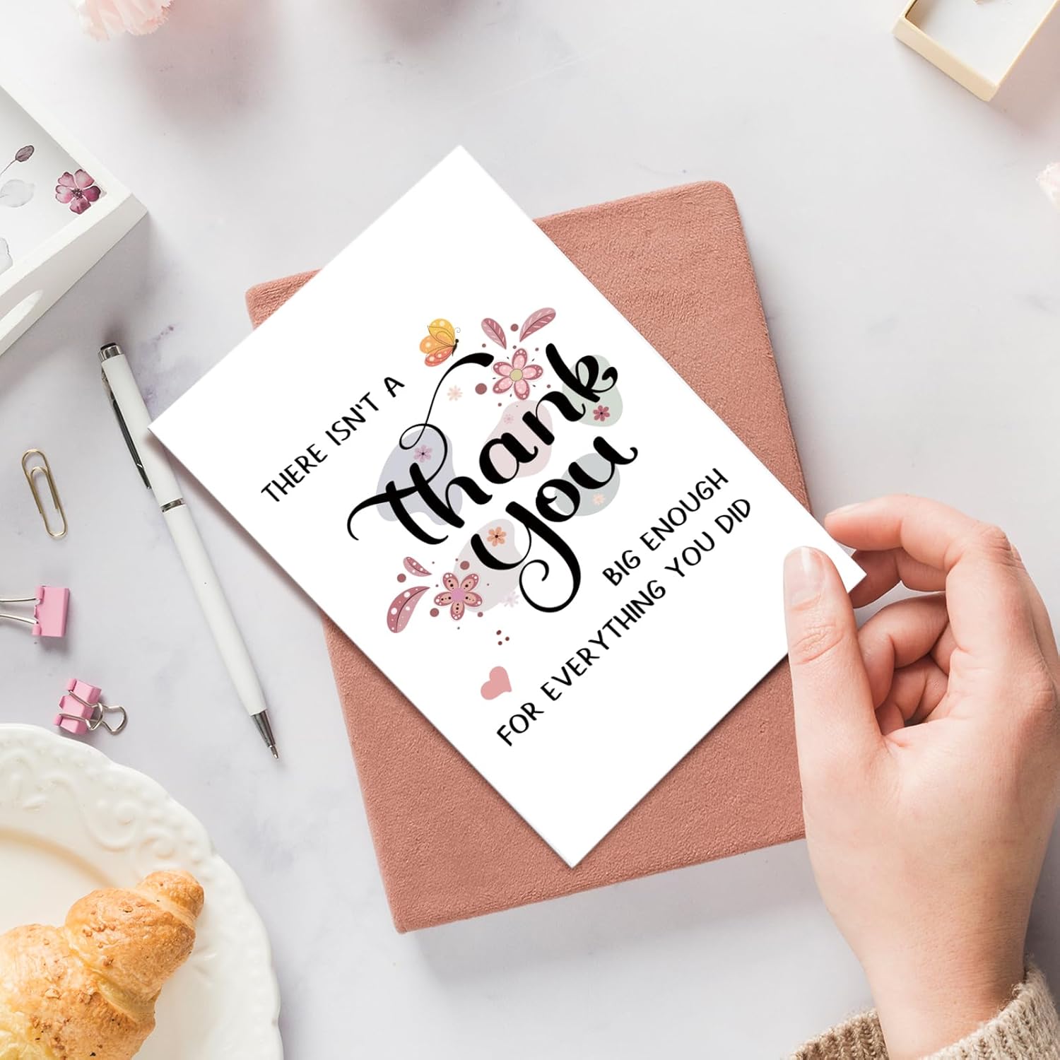 Funny Thank You Card for Him Her, Humor Appreciation Card for Men Women, Sweet Thank You Card for Teacher Nurse Colleague - Image 6