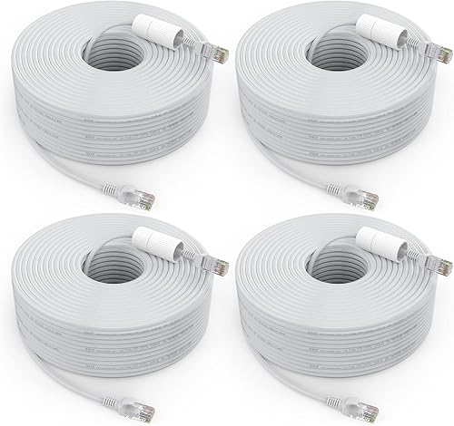 ANNKE Cámara de red, cubierta protectora impermeable IP67, cable Ethernet PoE de alta velocidad, cámara IP y sistema NVR, etc., para uso en