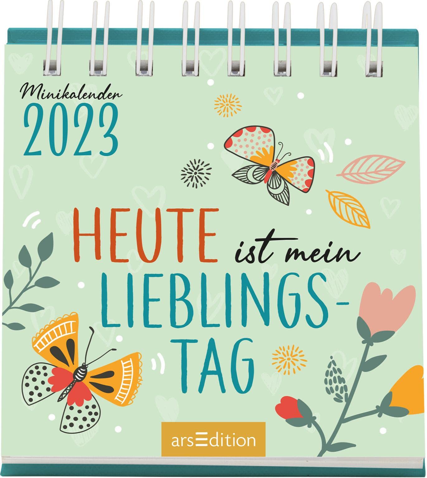 Display Monatskalender 2023: Mit 4 x 5 Ex. | Kleine Tischkalender voller lieber Worte für liebe Menschen