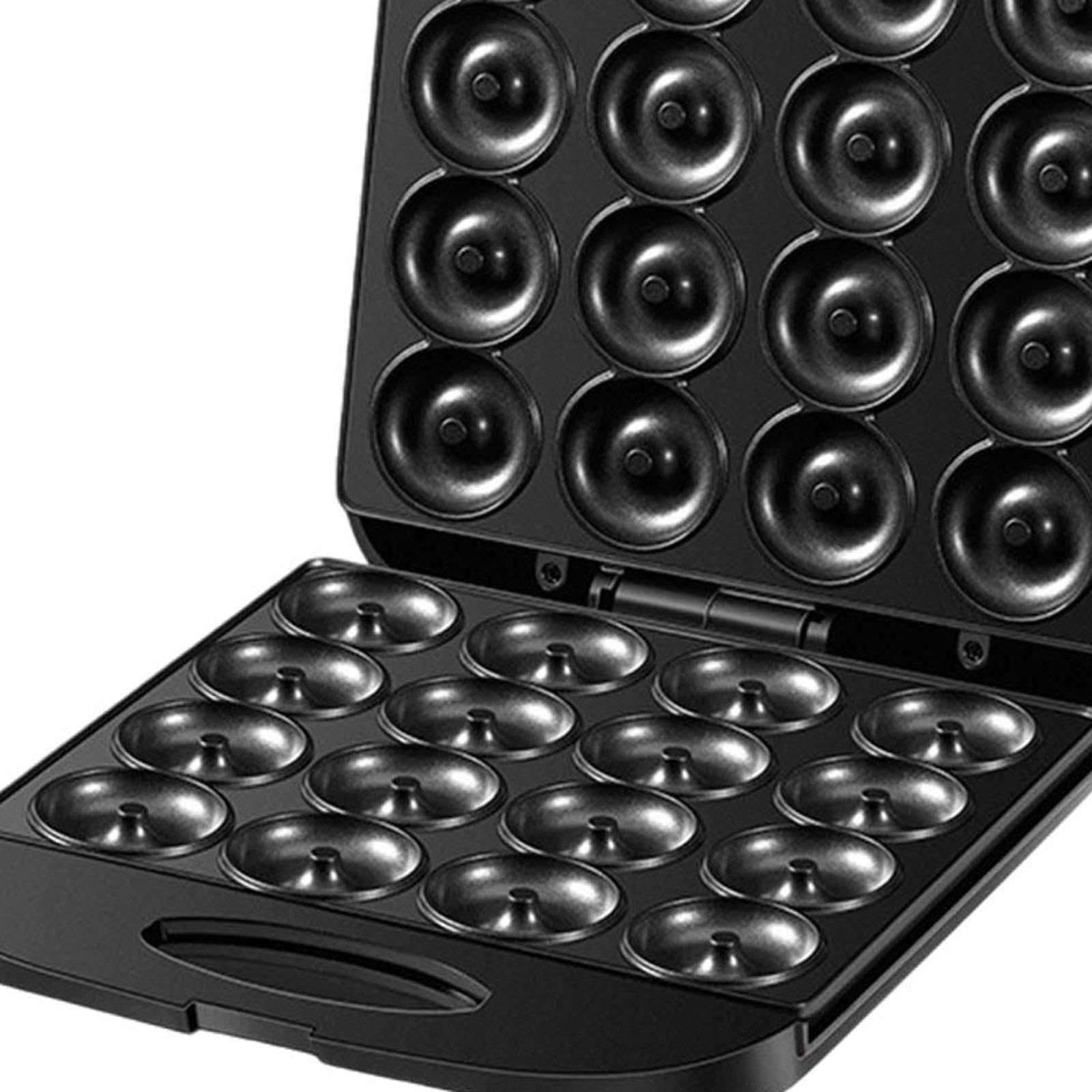 Macchina per Mini Ciambelle (per 16 Mini Ciambelle), con Funzione di Riscaldamento Su Entrambi I Lati per I Dessert.