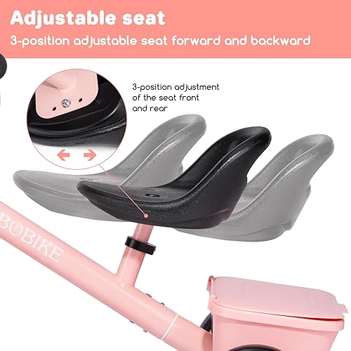 Miniatura 3 de Bicicleta para niños, triciclos para niños de 2 a 5 años, Radio Flyer Red Rider Trike (rosa)