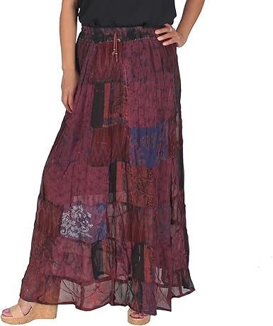 patchwork hippie skirts