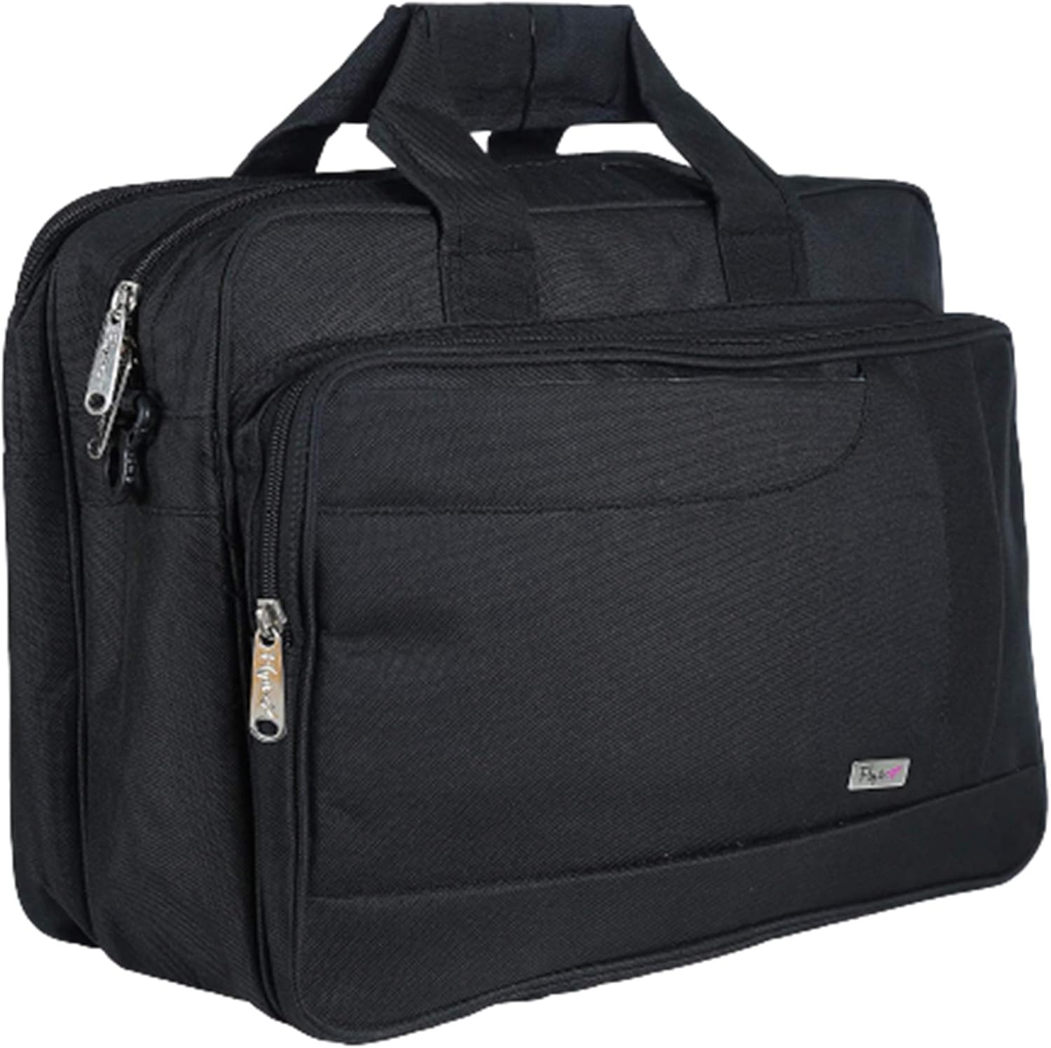 Unisex Black Amazing Business Professional Rexine Look Laptop Messenger and Office Bag