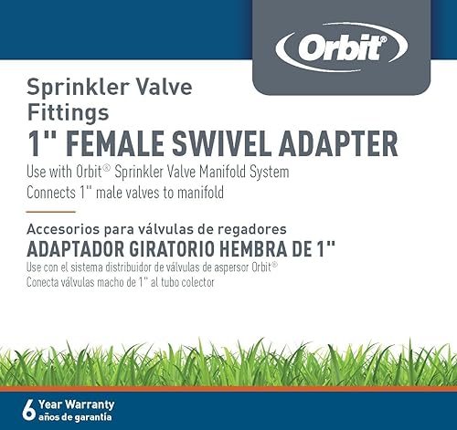 Vista 14 de Orbit 57202 Adaptador de PVC para sistema de colector de válvula Orbit con conexión giratoria