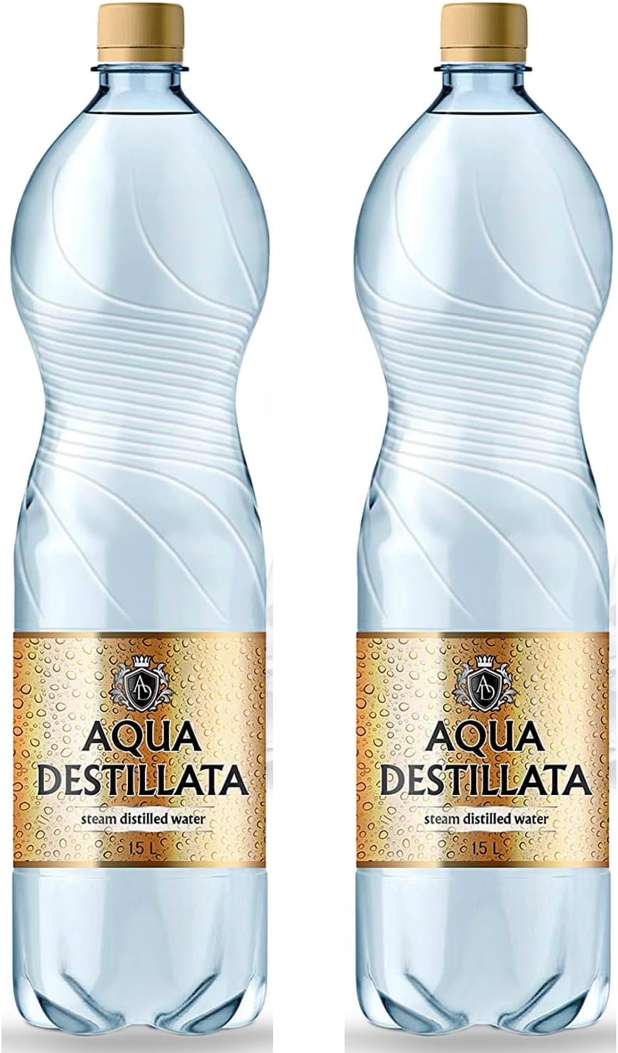 Distilled Water 3.0 Litres Premium Quality Pack 2x1,5 L Ultra Pure Steam Distilled Water