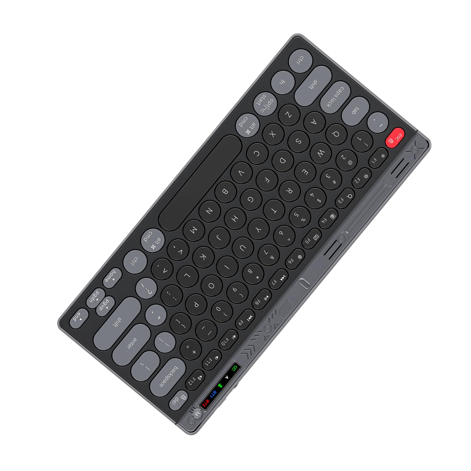 Matybobe Tastiera Wireless a Forbice Tastiera Aziendale a Forbice (Nera)