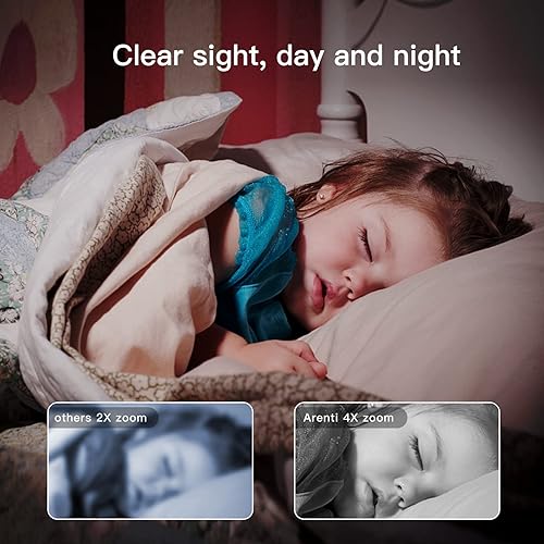 Miniatura 3 de ARENTI 5 pulgadas 720P bebé monitor inalámbrico Sreen 1M, reemplazo para AInanny