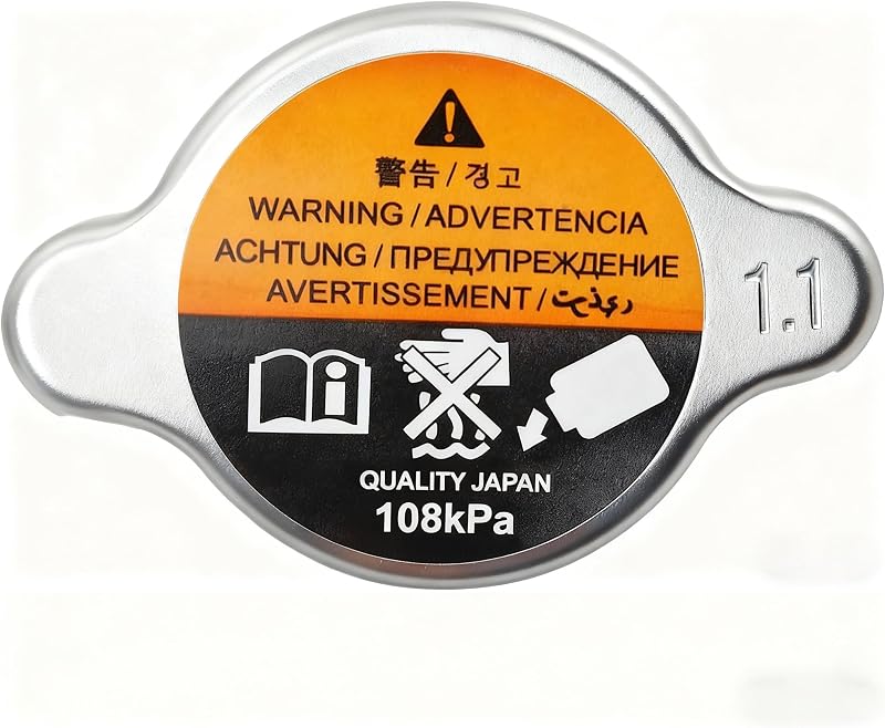 Tampa do Radiador JkorkM 108 kPa para Nissan Frontier, Pathfinder, Xterra, Infiniti Q45 e Toyota Land Cruiser – 1 unidade