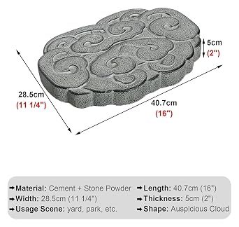 Garden Stepping Stones, Garden Stone, Garden Stepping Stone, Veranda Walkways Pathways Paving Stone