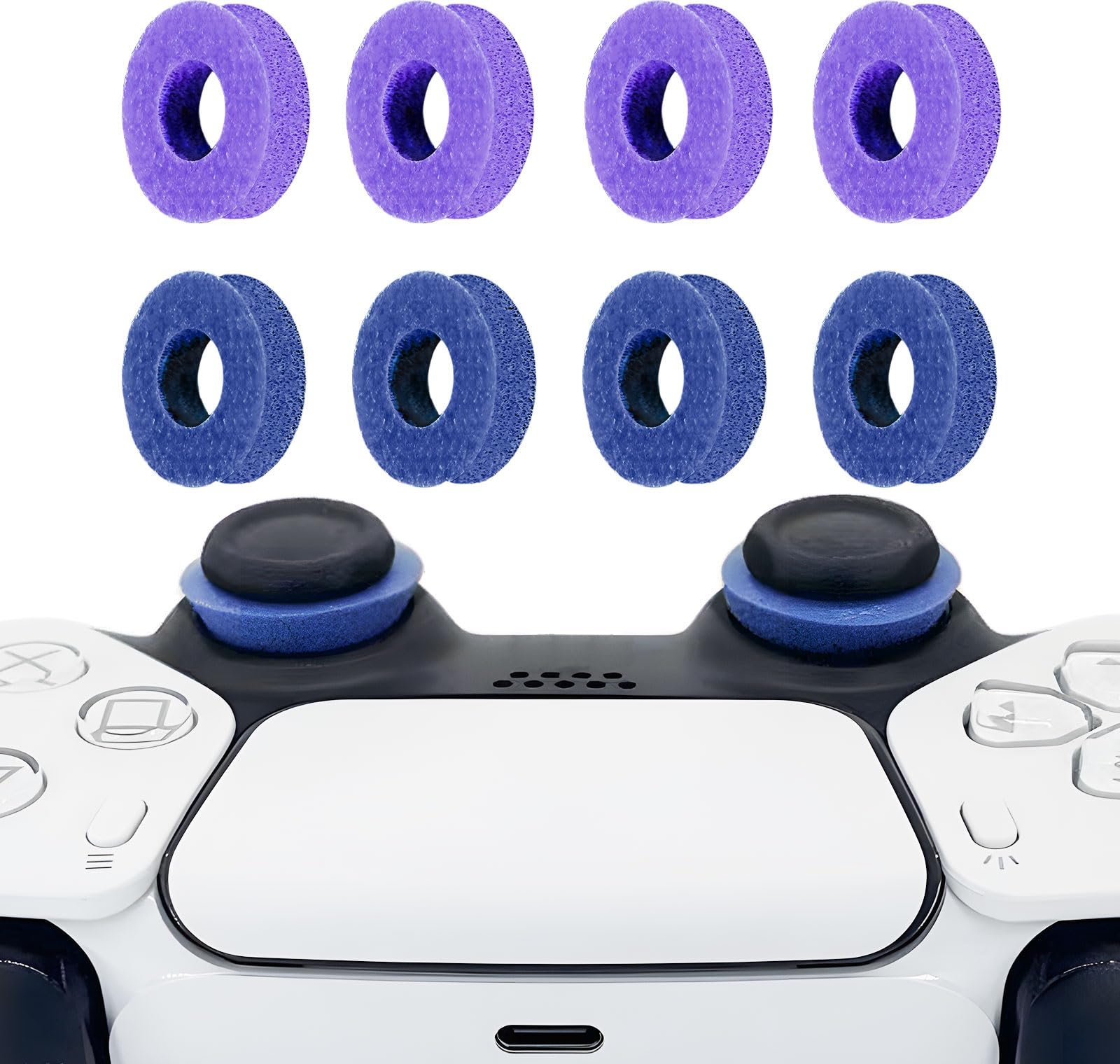8 Pack Precision Rings for PS4 5 Precision Rings for Xbox Compatible with Xbox Controllers Accessories Control with