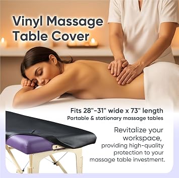 Vinyl Massage Table Cover (Beige)