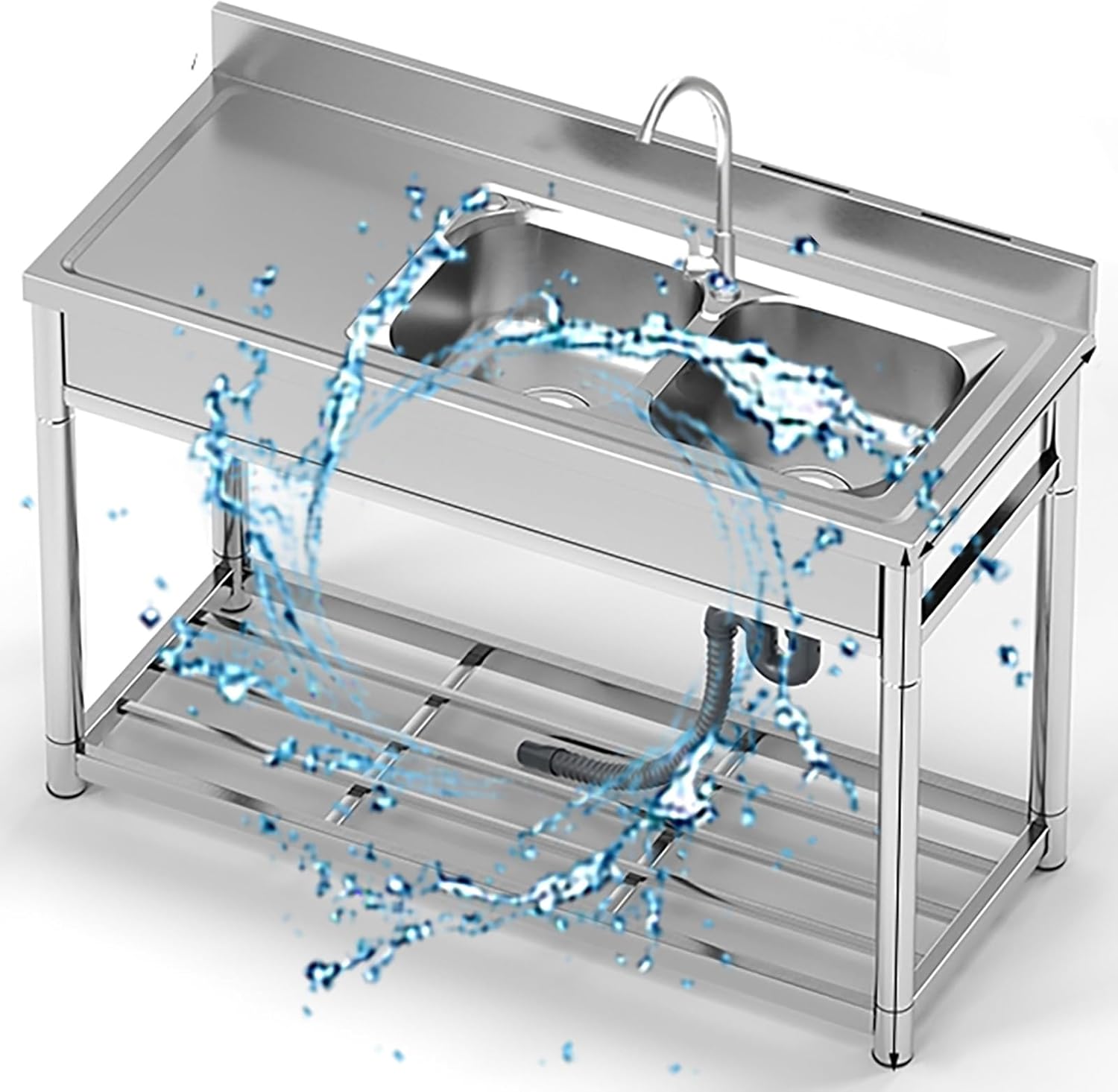 帝国美術院会員 藤井浩裕作 ブロンズ 口廣鴨 置物 共箱 D R5968