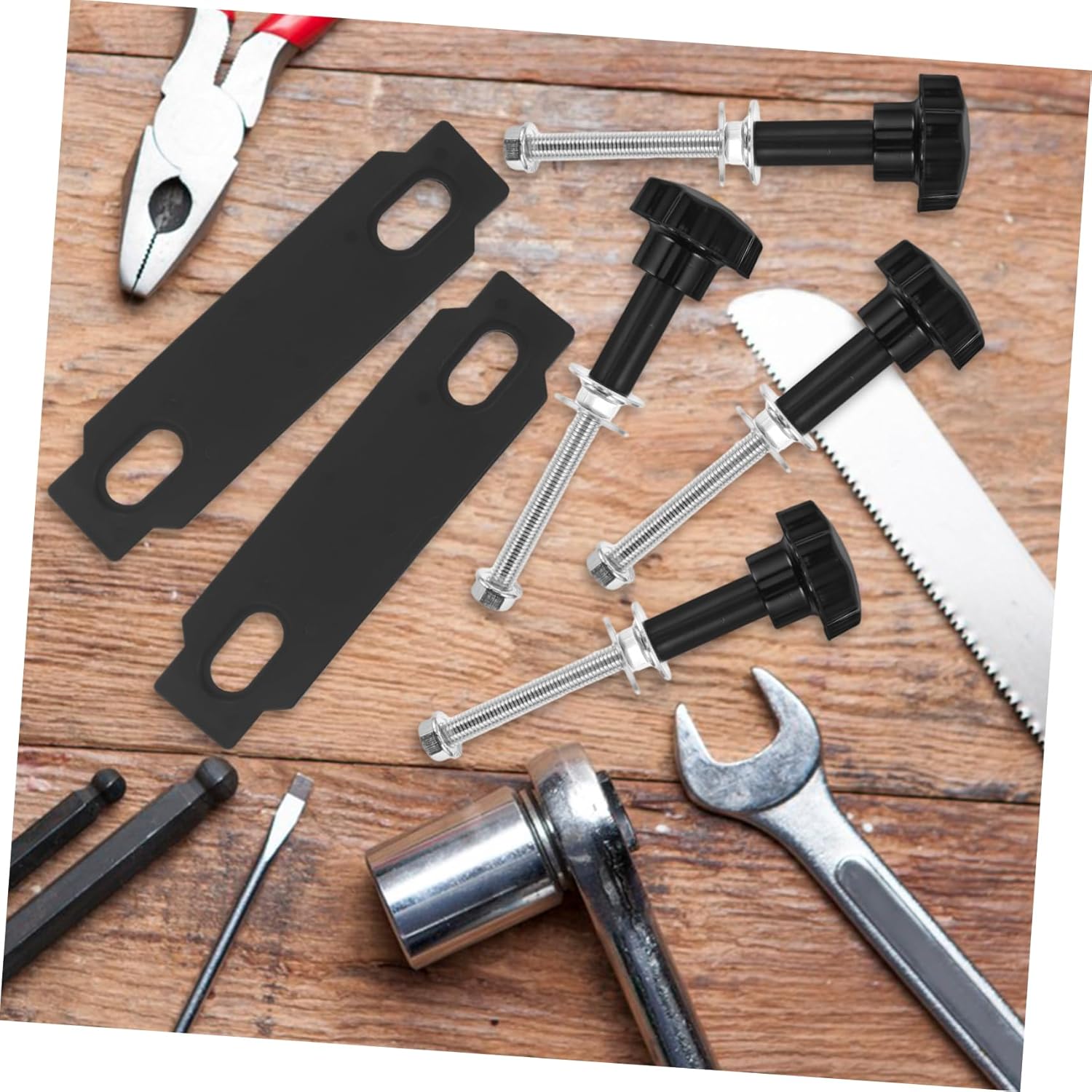 1 Set Off Road Track Mounting Bracket Kit for Vehicle Roof Racks Lightweight Durable Fasten System for Traction Boards and Gear Storage