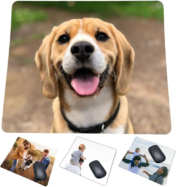 Personalised Custom Your Picture Computer Mousemat Mouse Pad Extra Thick Rubber