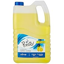 Amazon Brand – Presto! Disinfectant Surface Cleaner – 5 L (Citrus)