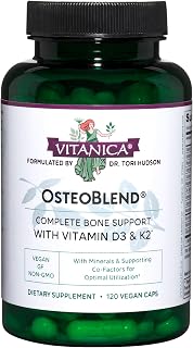 Vitanica, OsteoBlend, Bone Support, Vegan, 120 Capsules