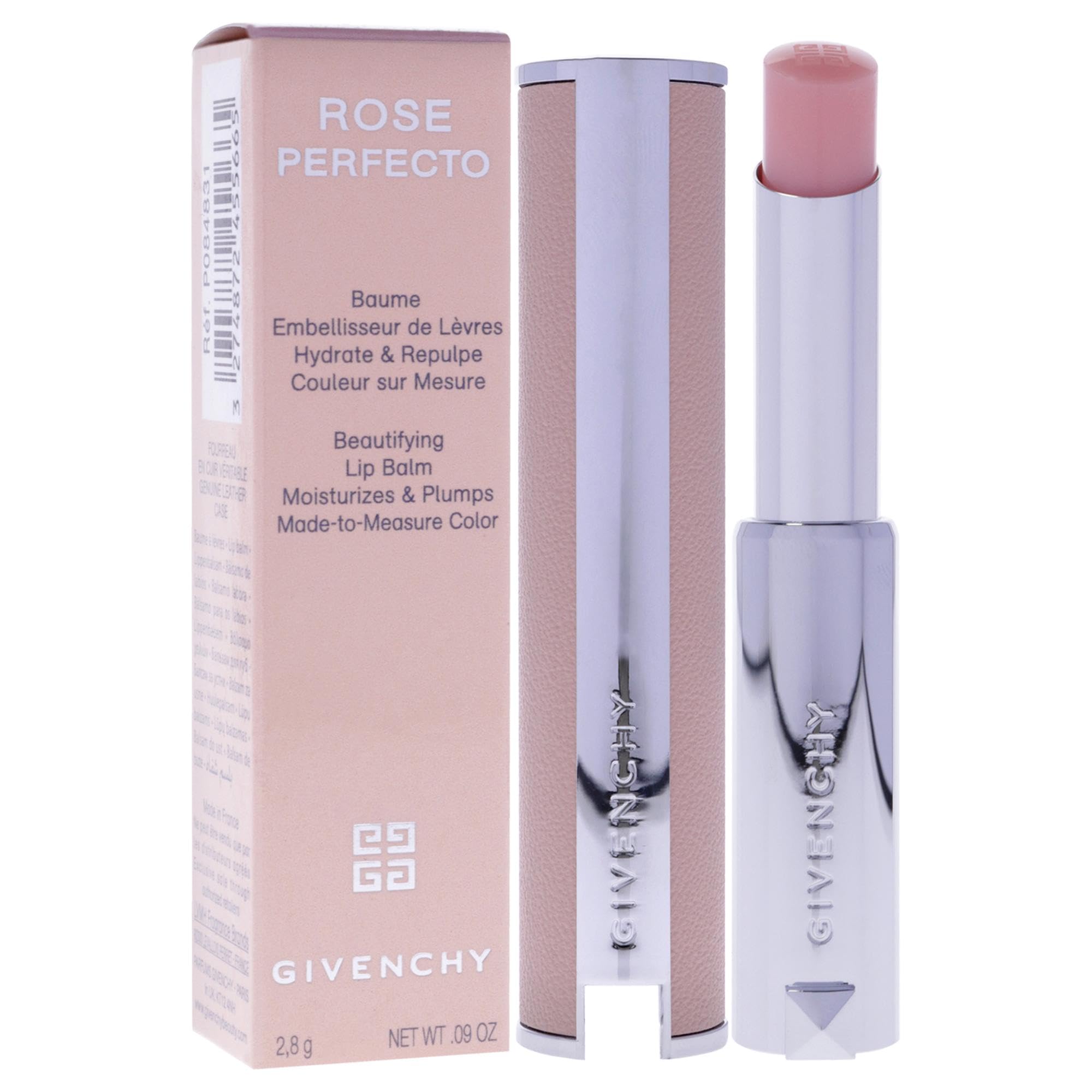 GIVENCHY Le Rose Perfecto - Balsamo per labbra n. 001, colore rosa, irresistibile, 2,8 g