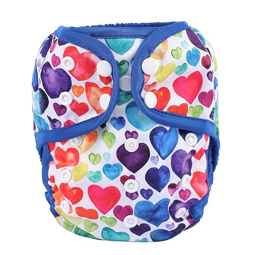 Miniatura 41 de Pañal de tela para bebé, tamaño único, reutilizable para niñas (cactus flamenco)