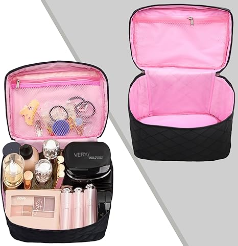 BAGSMART Make-uptas voor op reis, waterafstotende organizer met grote BAGSMART Make-uptas voor op reis, waterafstotende organizer met grote