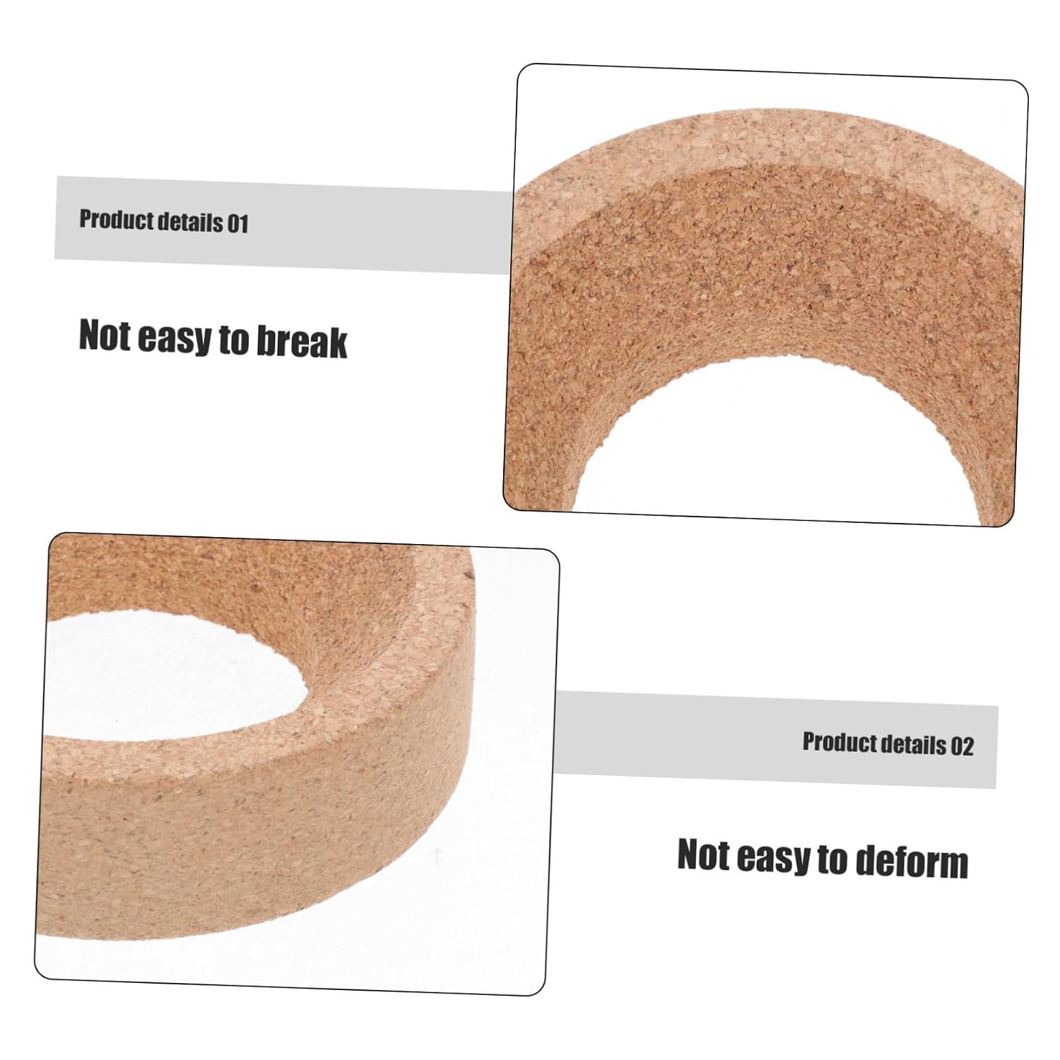 Cork Flask Holder Stand Mat Ring for Lab Flask Support Slip Base Protective Padding