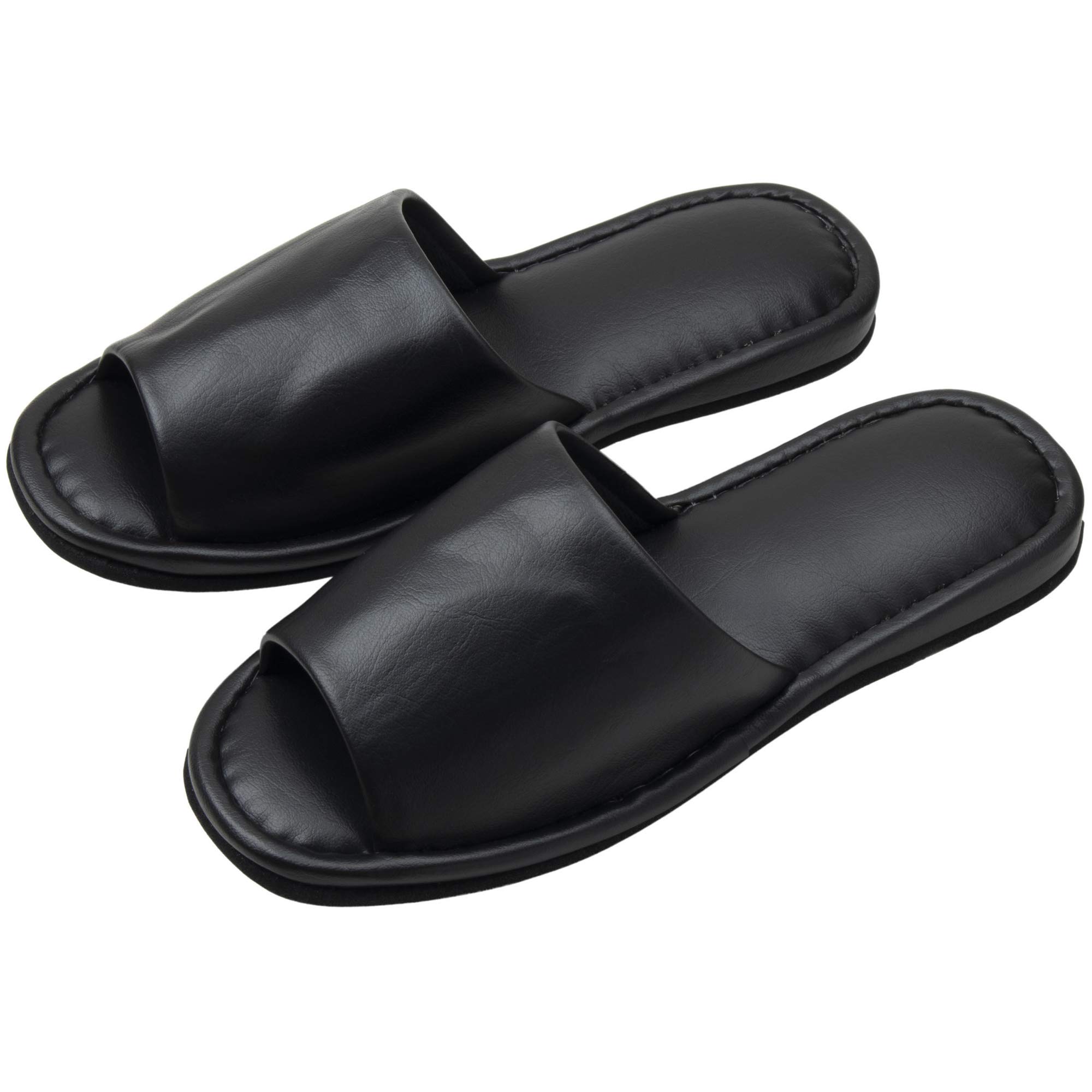 こ専用 Amazon.co.jp: [スリッパ] 歩きやすい [ニッポンスリッパ] ブラック 黒