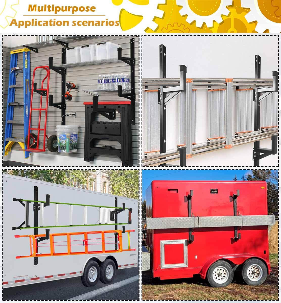 Enclosed Trailer Ladder Rack Accessories Ladder Racks/ Truck Bed Racks