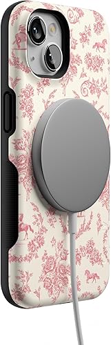 Vista 1146 de Casely Funda para iPhone 13 Compatible con MagSafe Color Splash de medianoche Funda retro abstracta Color de medianoche Splash Abstracto