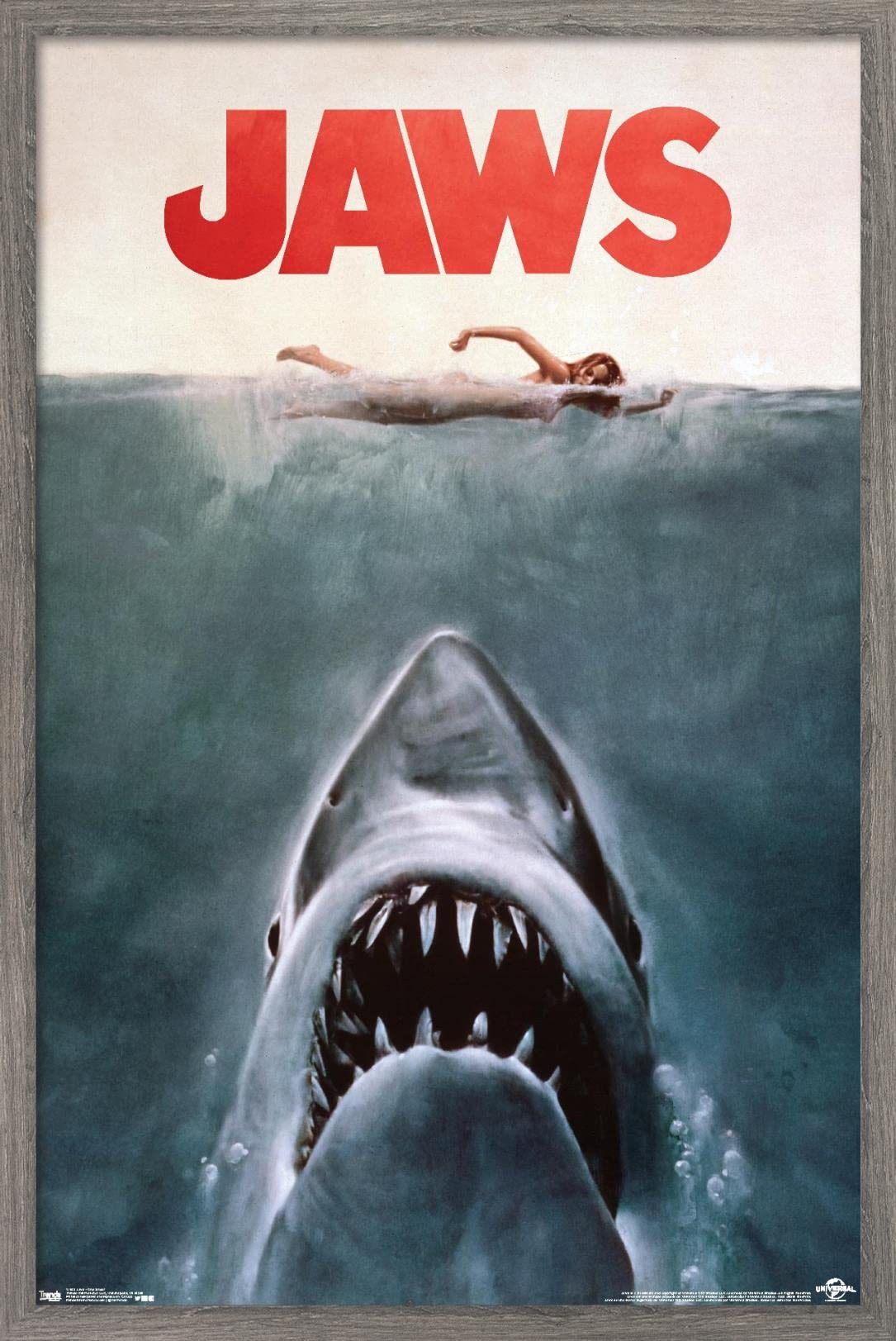 Amazon.com: Trends International Jaws - One Sheet Wall Poster