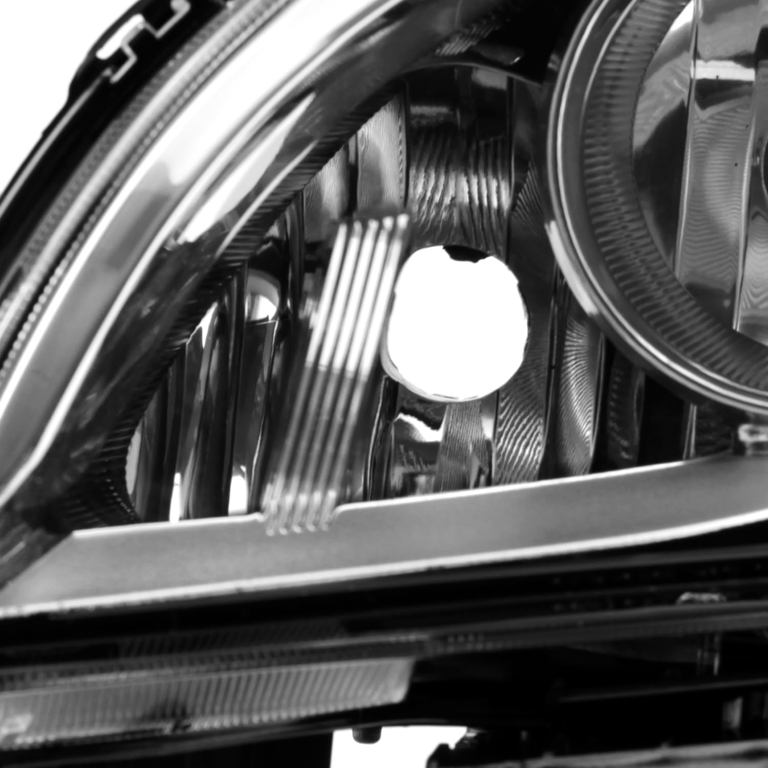 AKKON - Fits 2011 2012 2013 Infiniti M37 M56 2014 Q70 [HID/Xenon] w/o AFS Projector Black Headlights Pair Driver + Passenger